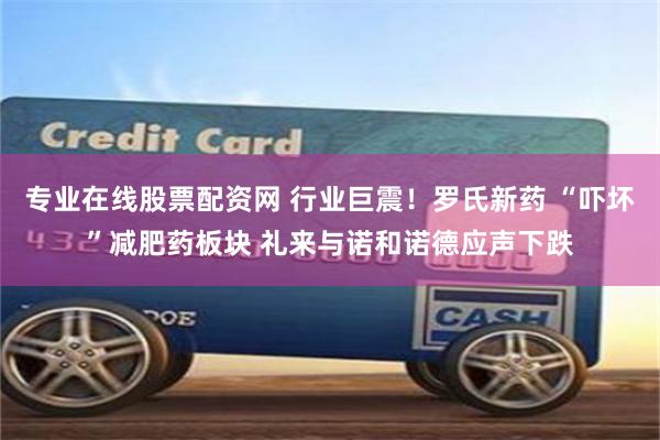 专业在线股票配资网 行业巨震！罗氏新药 “吓坏”减肥药板块 礼来与诺和诺德应声下跌